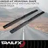 TrailFX AL4010B - Step Nerf Bar Crew Cab Pickup