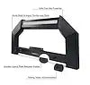 Black Horse Off Road AB-JE22-NL - Matte Steel No skid plate