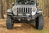 Rugged Ridge 11540.31 - HD Bumper, Full Width, Front 07-18 JK, 18-21 JL, 20-21 Gladiator JT