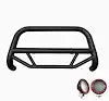 Black Horse Off Road MBT-MG203-PLFR Textured Steel come with License plate Relocator