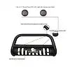 Black Horse Off Road CBT-B281SP-PLFR Textured Steel 2.5 bar