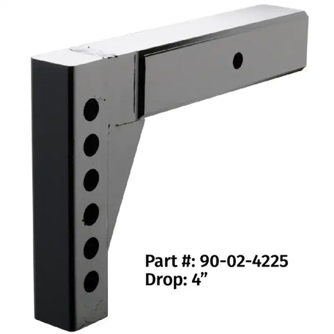 2-1/2' RECEIVER L-SHANK 4' DROP/8'