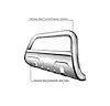 Black Horse Off Road BB096410-SP-35OV Stainless Steel Skid Plate Blocks sensors