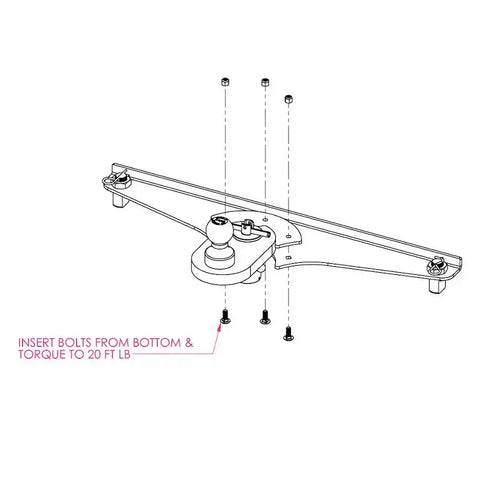 GH-21004 GOOSEPUCK 5' OFFSET BALL-PUCK MOUNT