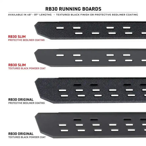 Go Rhino 6964328020T Running Board RB30 Protective Bedliner Coating Black Double Cab (Crew)