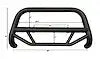 Black Horse Off Road MBT-MT0312 Textured Steel Exclude 14-19 Limited