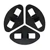 Putco 48855 - Boss Nylon Lockers Side Bed Rail Stainless Steel 2.5 in. Dia. Pair