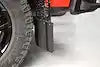 Putco 78135 - Mud Skins Flaps Brushed Stainless Features Hex Shield