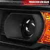 PROJECTOR HEADLIGHT WITH LED BAR -