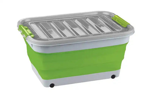 COLLAPSIBLE STORAGE TUB WITH LID -