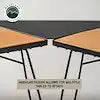 OVERLAND VCL 30100030 KICK IT CAMP TABLE - WOOD BASE & ST