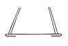 Go Industries 721C Dual Wheel Mud Flap Anti-Sail Bracket