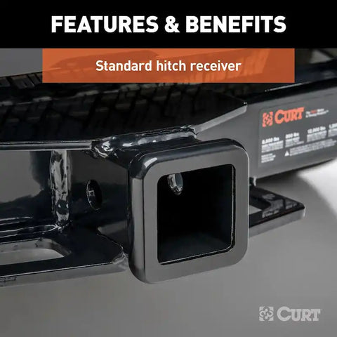 CURT 13474 Class 3 Trailer Hitch, 2-Inch Receiver, Fits Select Ford Bronco Sport