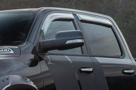 Auto Ventshade (AVS) 684975 - Ventvisor Deflector Chrome Outside Mount 4 pc.