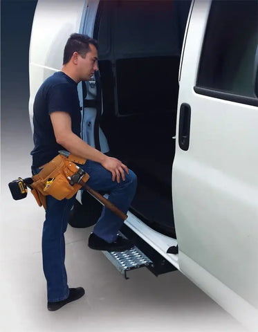Carr 501090 Truck Step Work Truck Series Side Body Mount Single