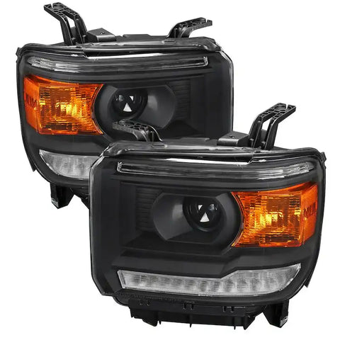 PROJECTOR HEADLIGHT WITH LED BAR -