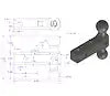 GEN-Y HITCH GH-051 16K VERSA-BALL MOUNT 2' SHANK 2K TW