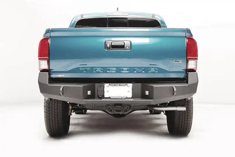 Fab Fours TT16-W3650-1 - Premium Rear Bumper 2 Stage Black Powder Coated Non-Sensor