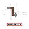 GH-1623 MEGA-DUTY 2.5' SHANK 6' DROP 3.5K T