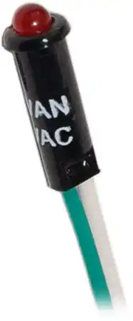 LED RED 11/64IN 120VAC