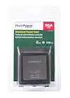 30A 125V STD PWR INLT BLK