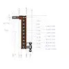 GH-323 MEGA-DUTY 2' SHANK 5' DROP 1.5K TW