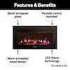 30 INCH FLAT BUILDIN FIREPLACE WIT