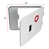 15*18 DOOR KIT - WHITE