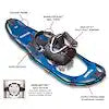 YUKON CHARLIE SNOWSHOE KIT BLUE 25'
