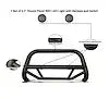 Black Horse Off Road MBT-MG203-PLFR Textured Steel come with License plate Relocator