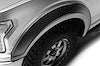 Bushwacker 20147-02 - Extend-A-Fender Flares Black Smooth Finish 2-Piece Front