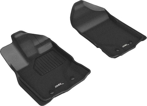3D MATS/U-AC L1FR12211509 3D KAGU FLOOR MAT 1ST ROW BLACK