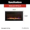 40 INCH BUILTIN ELECTRICAL FIREPLA