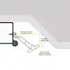 RAPTOR JACK PLATE BRKT 6' STDB WHT