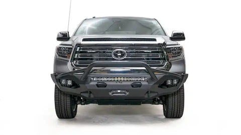 Fab Fours TT16-X3652-1 - Matrix Front Bumper w/Pre-Runner Guard 2 Stage Matte Black Powder Coated