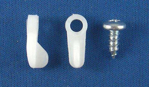 1/16' NYLON SWIVEL CLIP W/SCR