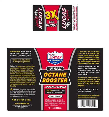 Lucas Oil 10026 Octane Booster