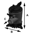 CARTRIDGE BILGE PUMP  500GPH  24V