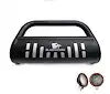 Black Horse Off Road BB096410A-SP-PLFR Satin Steel Skid Plate Blocks sensors