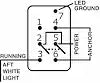 SWITCH CONTURA DPDT ON-OFF-ON