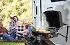 RV OR TRAILER MOUNTED GRILL W/CARRY
