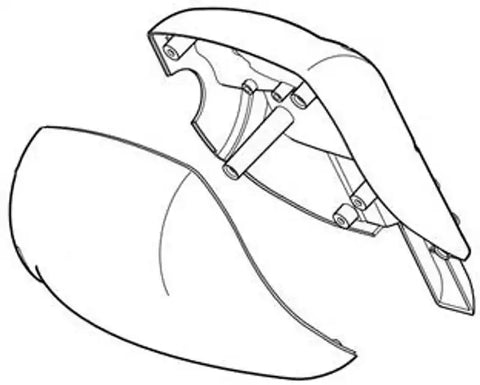 IDLER COVER KIT- WHITE
