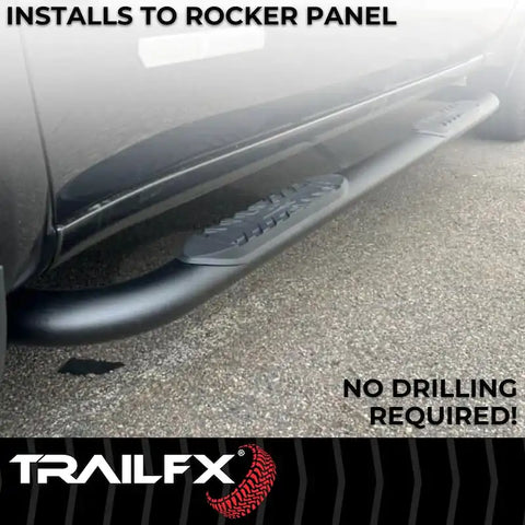 TrailFX A1012B - Step Nerf Bar Crew Cab Pickup