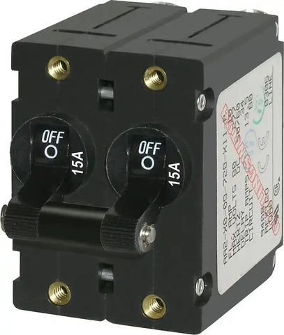 BLUE SEA 7234-BSS CIRCUIT BREAKER AA2TOGGLE 15A BLK