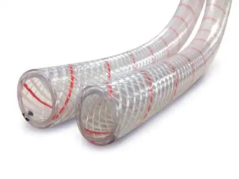 Sierra Marine 16-162-0586 - 5/8' CLR REINF PVC W/RED TRACER 50'