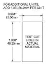 CONTURA MOUNTING PANEL 3POS