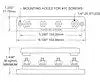 BUSBAR 4 X 1/4IN-20 COMMON BUS W/CV
