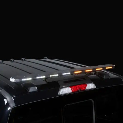 Putco 950248 48 Tri Color Hornet - Amber/Blue/White LED Stealth Rooftop Strobe Light Bar
