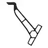 RAPTOR JACK PLT BRKT PORT 5'X4' BLK