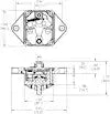 BLUE SEA 7086-BSS CIRCUIT BREAKER BUS 285 PANEL 80 A